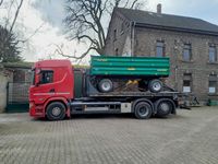 Maschinentransport mit Abroll LKW